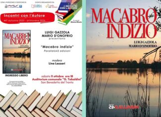 Incontri con l’autore, “Macabro indizio”: Luigi Gazzola e Mario D’Onofrio all’Auditorium di San Benedetto