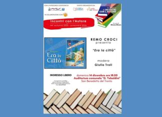 Incontri con l’Autore, Remo Croci presenta “Era la città” a San Benedetto del Tronto