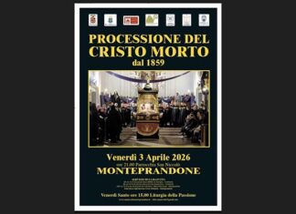 Monteprandone, importante riconoscimento per la Processione del Cristo Morto