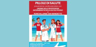 “Pillole di salute” sul lungomare di San Benedetto con l’Associazione Michelepertutti e Ordine Infermieri Ascoli