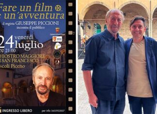 Ascoli, “Fare un film è un’avventura”: incontro con il regista Giuseppe Piccioni al Chiostro di San Francesco