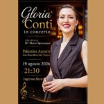 Gloria Conti in concerto il 19 agosto alla Palazzina Azzurra di San Benedetto del Tronto