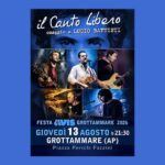 Conto alla rovescia per la Festa Avis di Grottammare. In scena “Il Canto Libero”, omaggio a Battisti