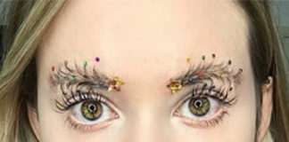 Nuovo trend, arrivano le sopracciglia a tema natalizio