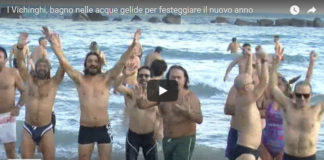 I Vichinghi, bagno nelle acque gelide per festeggiare il nuovo anno