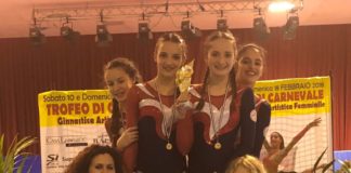 Campionato regionale di ginnastica, la Mamoti sale sul gradino più alto del podio