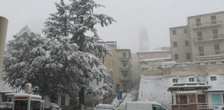 Neve e ondata di gelo siberiano nelle Marche, le temperature scendono sotto lo zero