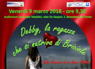 “Debby la ragazza che si nutriva di briciole”, radioracconto all’Auditorium Tebaldini