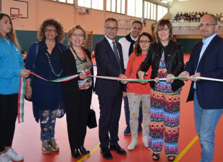 Ascoli, inaugurati i lavori di sistemazione della palestra del Liceo Scientifico “Orsini”