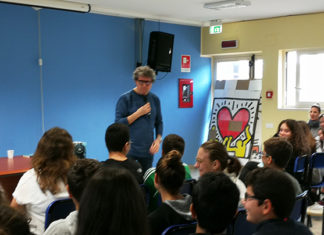 Grande entusiasmo alla scuola “Cappella” per l’incontro con lo scrittore Antonio Ferrara