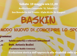 Auditorium Comunale: un convegno dedicato al Baskin, un modo nuovo di concepire lo sport
