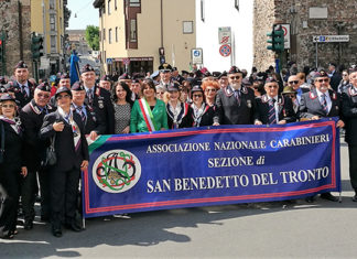 Il Comune di San Benedetto presente al XXIV Raduno Nazionale dei Carabinieri