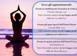 Summer Yoga, le lezioni inizieranno il 14 giugno. Ancora aperte le iscrizioni