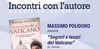 Incontri con l’autore, Massimo Polidoro e i “segreti” del Vaticano in Palazzina Azzurra