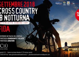 “Cross Country Mtb Notturna” a Offida, al via la gara il 22 settembre