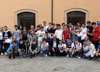 Macerata, ricevuti dal sindaco Carancini gli studenti dell’Istituto “Bramante-Pannaggi”