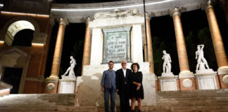 Macerata, inaugurata la nuova illuminazione del Monumento ai Caduti