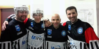 Hockey su ghiaccio, il monteprandonese Paride Travaglini unico arbitro del Centro Italia