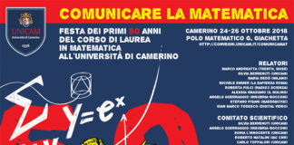 Unicam, il corso di laurea di matematica compie cinquant’anni. Tre giorni di eventi