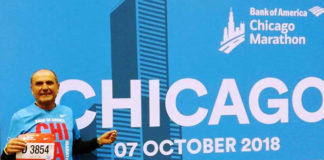 Record di Luigi Vesperini, il runner sambenedettese ha corso tutte le maratone dell’Abbott Majors