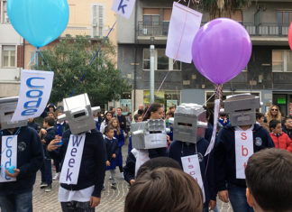 Gli alunni dell’Isc Nord tornano in piazza con il flashmob “Lettura viva”