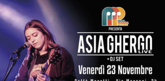 L’associazione Prima Persona Plurale presenta Asia Ghergo Live al Caffè Moretti