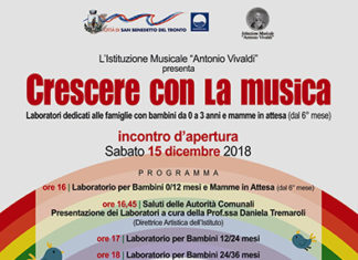 “Crescere con la Musica”, al via i laboratori dell’Istituto Vivaldi per bambini e mamme in attesa