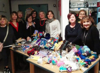 Le volontarie dell’associazione Anteas al Centro Primavera di San Benedetto