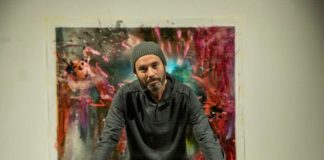 La pittura live dell’artista sambenedettese Paolo Consorti al Macro di Roma