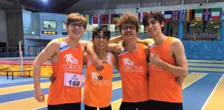 Collection Atletica Sambenedettese, le Frecce Orange vincono la 4×200 ad Ancona
