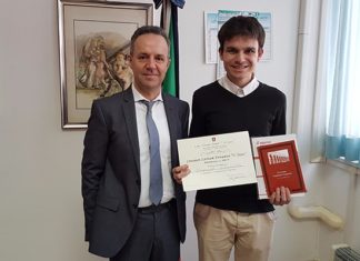 Liceo Classico “G.Leopardi”, Emanuele Colonnella premiato al “Certamen Latinum Firmanum”