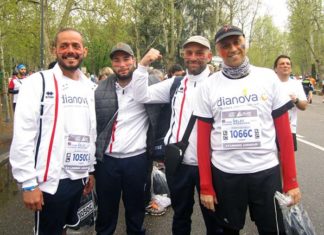 La Comunità Dianova di Montefiore dell’Aso alla Milano Marathon 2019
