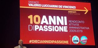 Offida, il sindaco Lucciarini conclude i suoi “10 anni di passione” con uno spettacolo