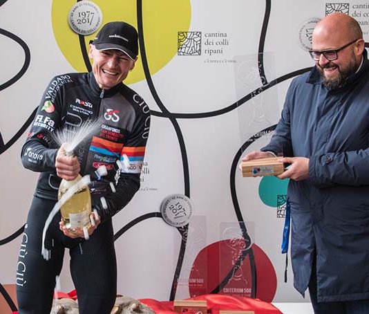 Criterium 508, Emidio Curti vince la prima edizione del Trofeo Ciclistico di Ripatransone