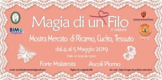 “Magia di un filo”, la mostra mercato di ricamo e cucito fa tappa al Forte Malatesta di Ascoli