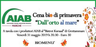 Grottammare, l’Aiab Marche propone la cena bio “Dall’orto al mare” al Bistrot Kursaal