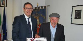 San Benedetto, il centenario Ivo Fede va in Comune a ricevere l’omaggio del sindaco Piunti