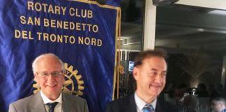 Passaggio del martelletto al Rotary Club di San Benedetto, Carboni succede a Tansella