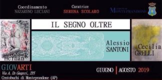 “Il segno oltre”, arte contemporanea al GiovArti. In mostra le opere di Chavar, Grelli e Santoni
