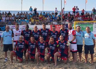 Beach Soccer, l’Happy Car Samb batte Napoli 7-5 alla Globo Beach Arena