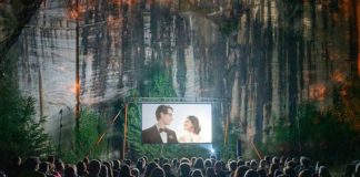 Acquasanta, la magia della cava di travertino trasformata in sala cinematografica