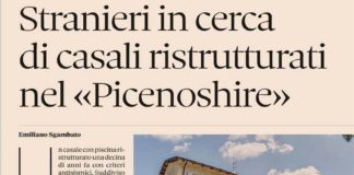 Offida, le bellezze di un casolare decantate sul quotidiano “Il Sole 24 Ore”