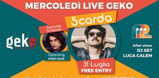 Mercoledì Live Geko, Scarda in concerto il 31 luglio a San Benedetto
