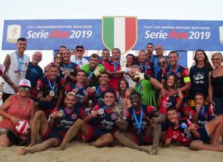 Beach Soccer, Happy Car Samb trionfa sul Viareggio e porta a casa il terzo scudetto