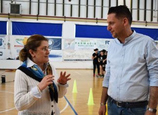 Monteprandone, il saluto del sindaco Loggi e assessore Morelli alla preside Fraticelli