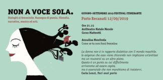 “Non a Voce Sola”, Annalisa Monfreda presenta il suo ultimo libro a Porto Recanati