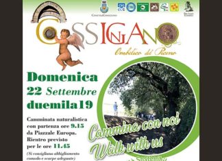 Settimana europea della mobilità sostenibile, camminata naturalistica a Cossignano