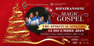 Il “Magic Gospel” dei The Spiritual Singers approda al Teatro Mercantini di Ripatransone