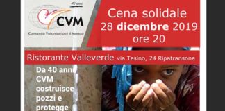 “Cena Solidale” a Ripatransone per sostenere progetti in Etiopia