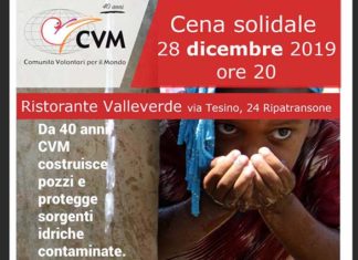 “Cena Solidale” a Ripatransone per sostenere progetti in Etiopia